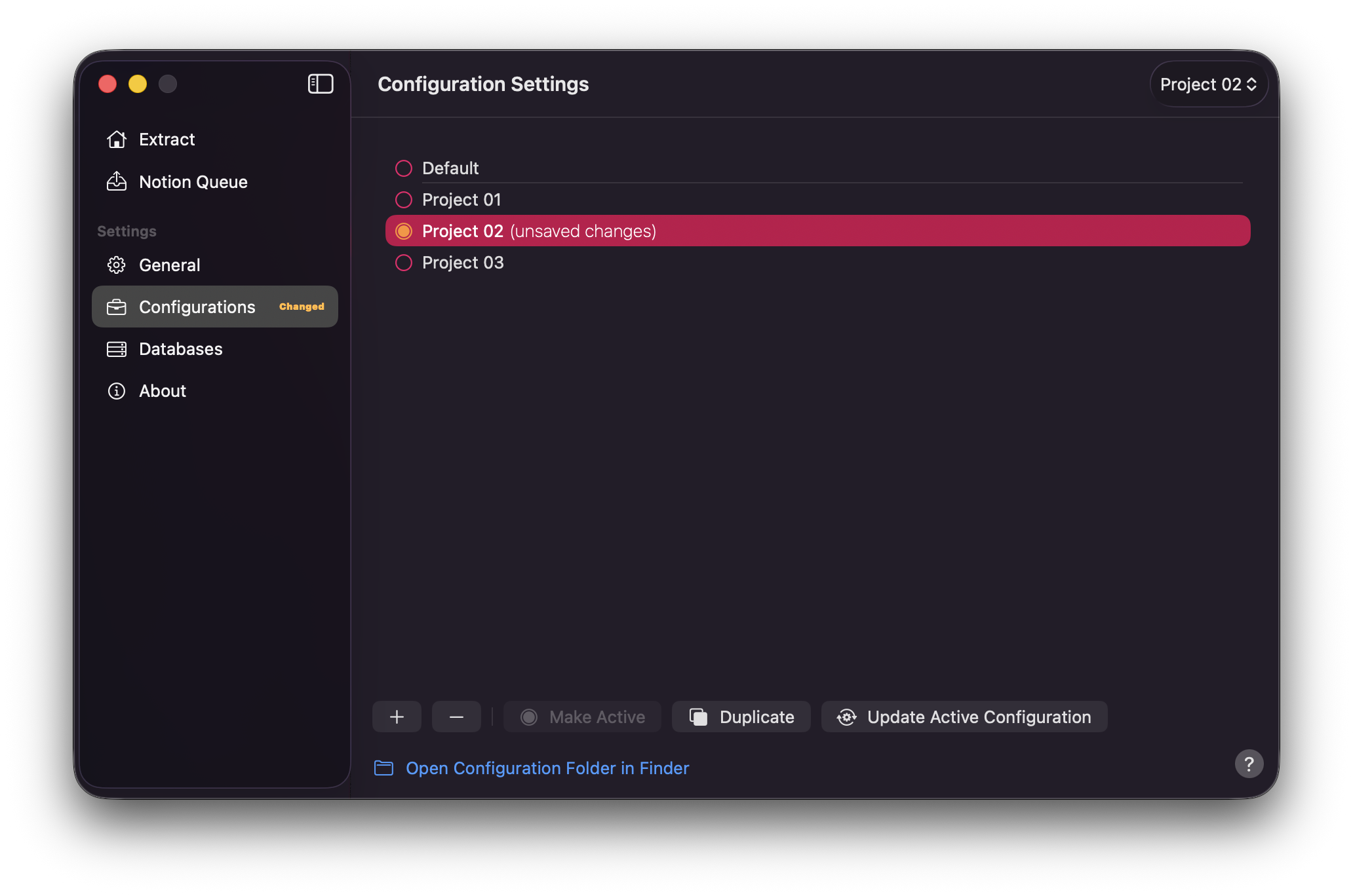 Configuration Changed