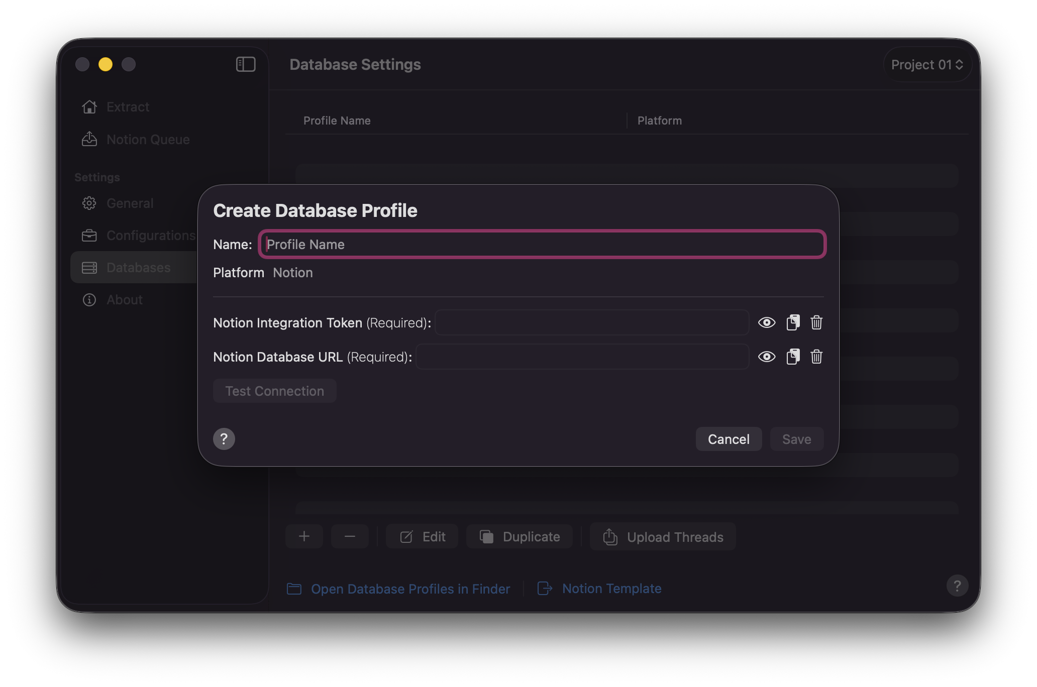 Create Notion Profile