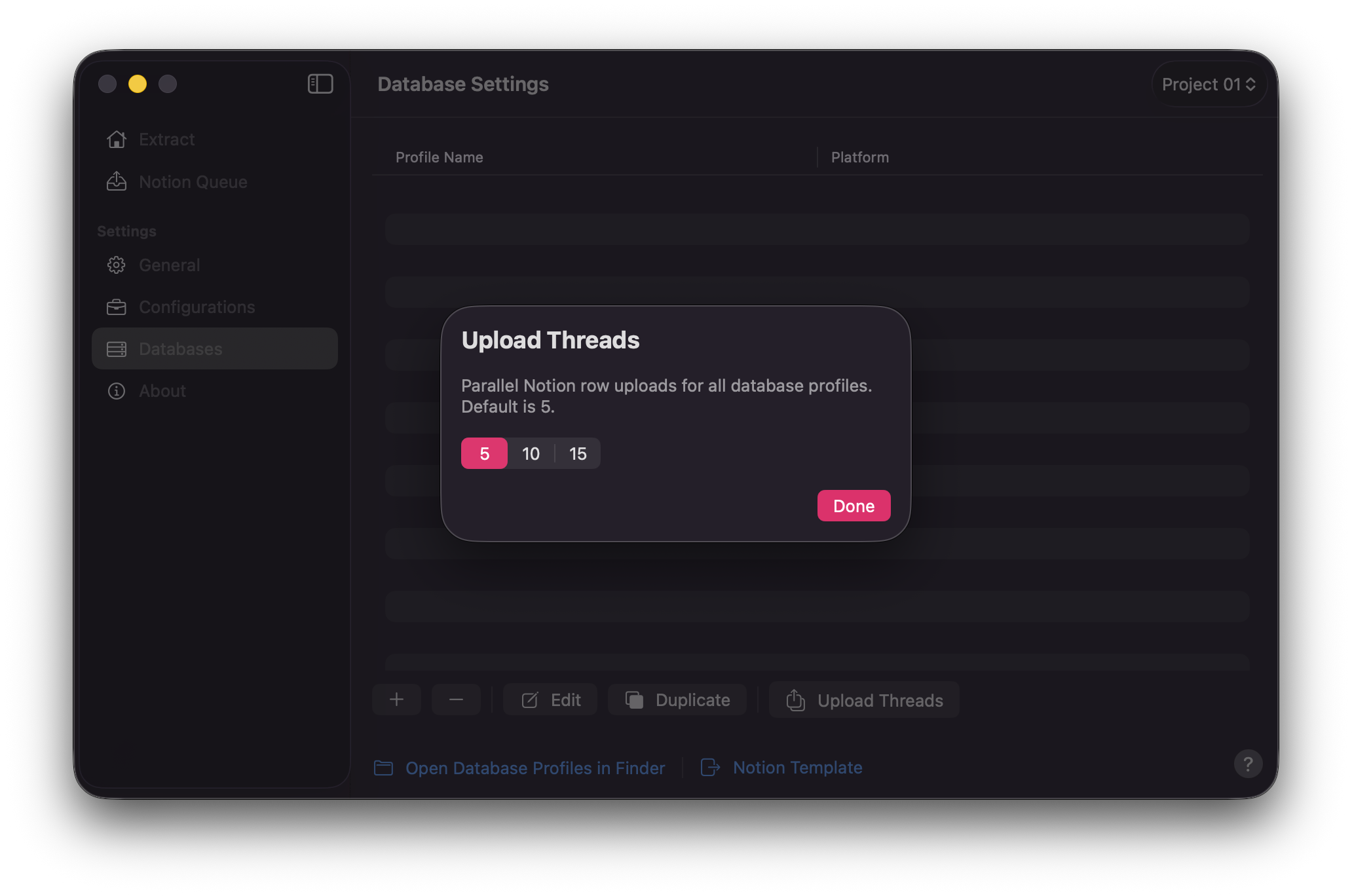 Upload Threads