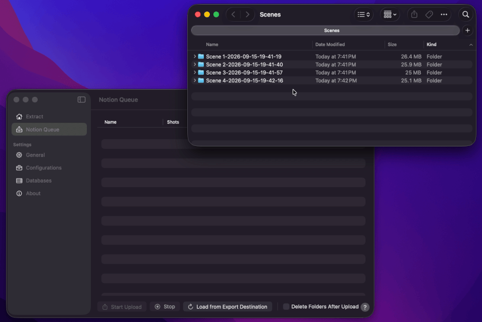 Drag and Drop to Queue Window